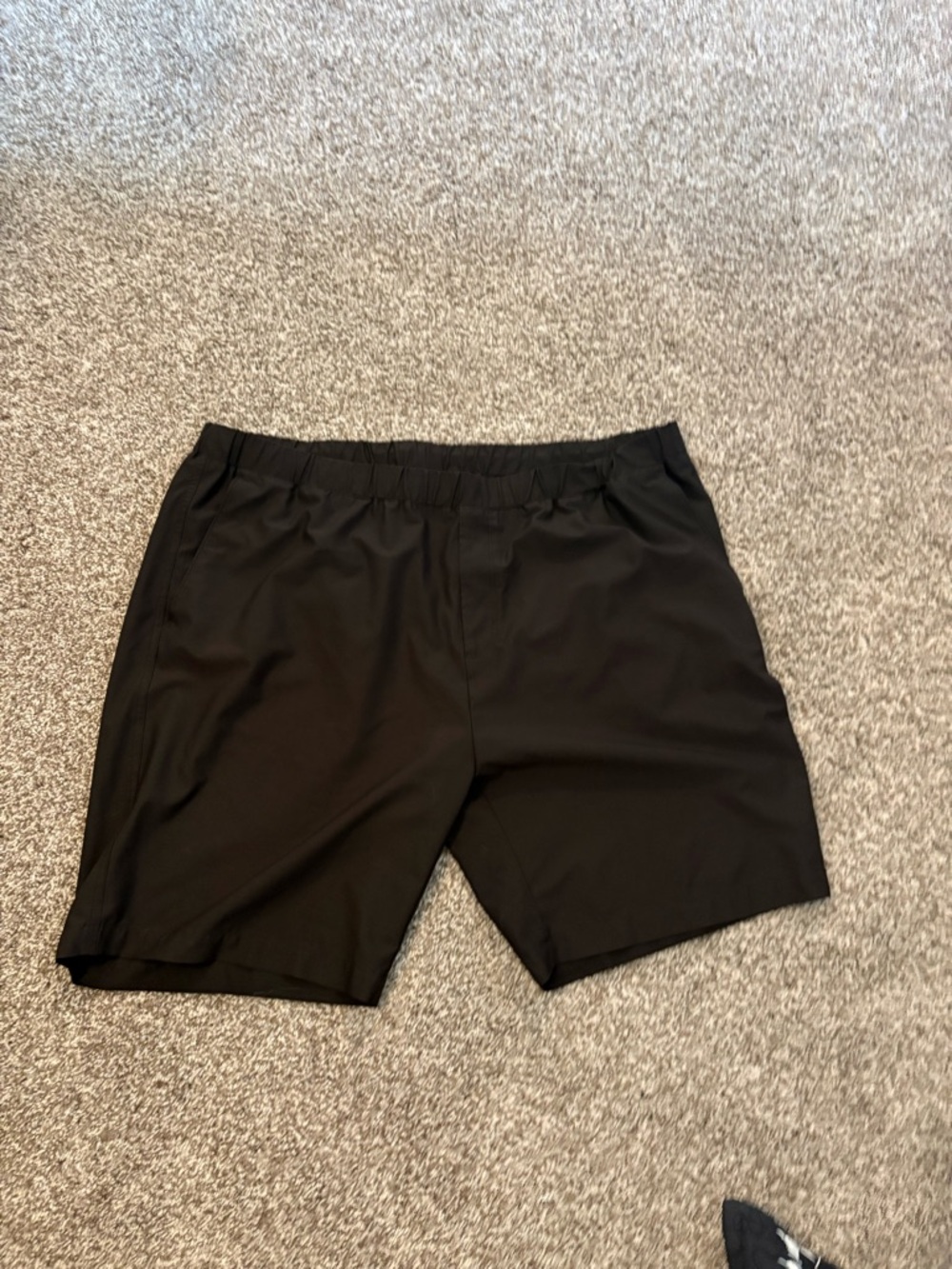 Greg Norman Collection Black Performance Athletic Shorts